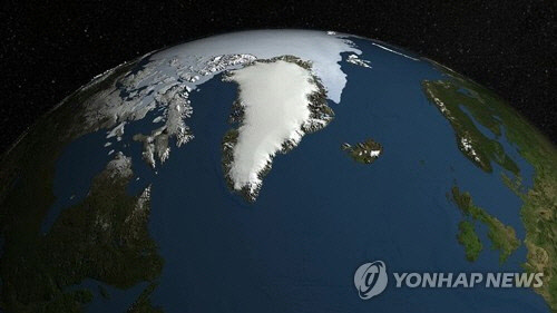 그린란드 대륙빙하 [미국항공우주국 NASA 제공]